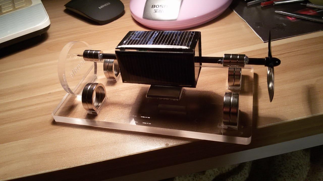 Solar Magnetic Levitation Model Levitating  Motor Educational Model