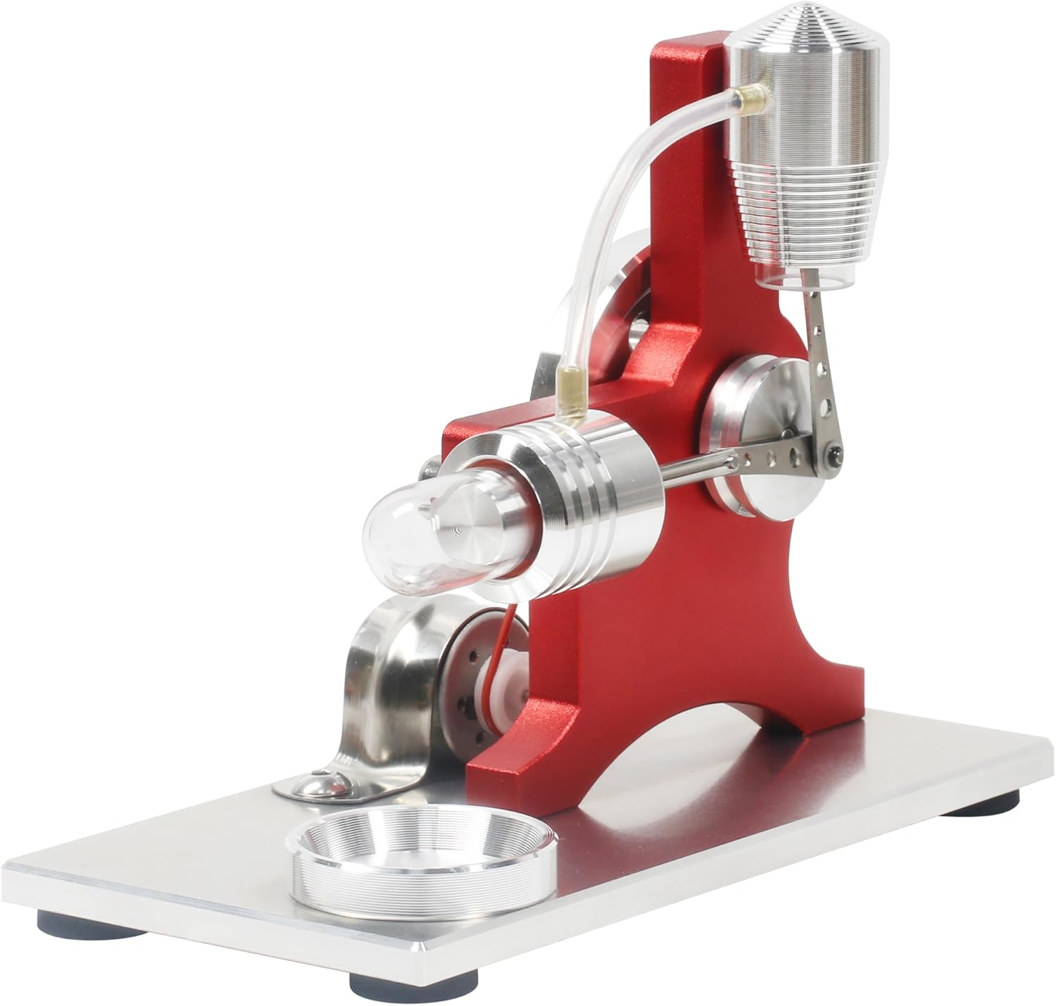 Hot Air Stirling Engine Motor Model Educational Toy Electricity Generator Colorful LED (SC001)