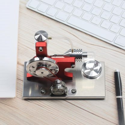 Hot Air Stirling Engine Motor Model Educational Toy Electricity Generator Colorful LED (SC001)