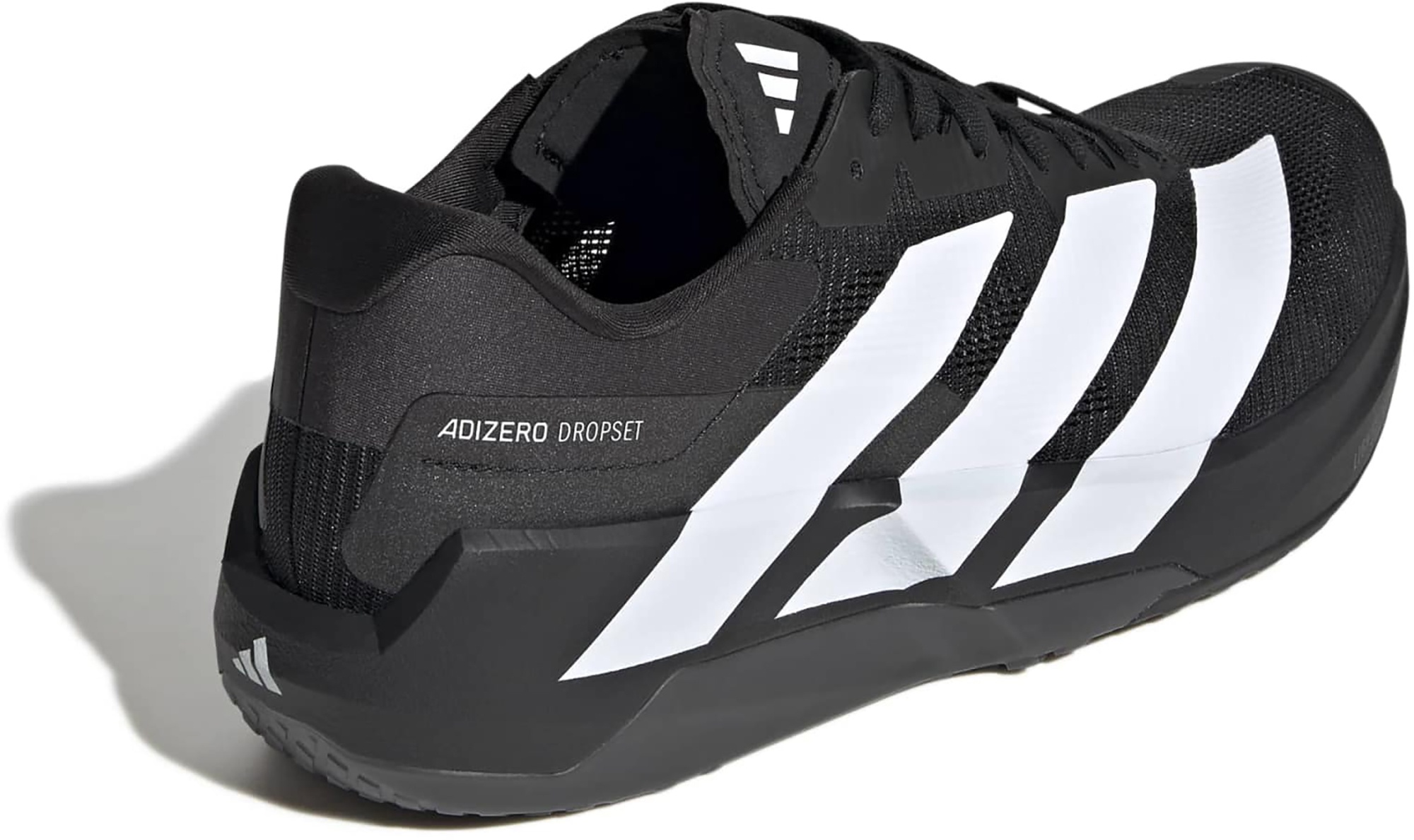 adidas Men's Adizero Dropset Pro Training Shoes - Black/White - View 5