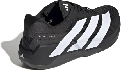 adidas Men's Adizero Dropset Pro Training Shoes - Black/White - View 5