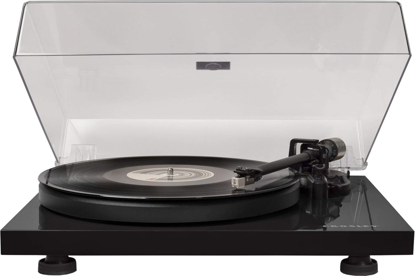 Crosley C6B-WH Belt-Drive Bluetooth Turntable Record Player with Adjustable Tone Arm, White