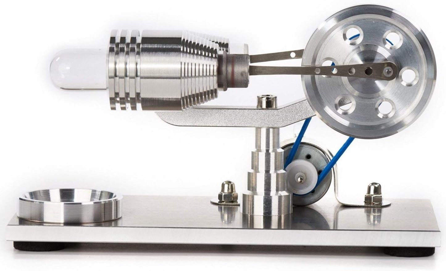 Hot Air Stirling Engine Motor Model Educational Toy Electricity Generator Colorful LED (SC001)