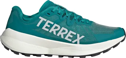 adidas Men's Terrex Agravic Speed Trail Running Shoes - Teal/Grey - View 1