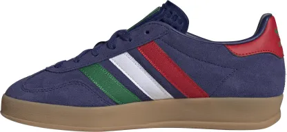 adidas Kids' Grade School FIFA World Cup Gazelle Indoor Shoes - Victory Blue/Green/Better Scarlet - View 4