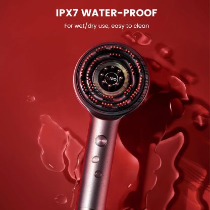 Breo Scalp3 Scalp Massaging Brush, Shiatsu Hair Scalp Massager with IPX7 Waterproof, Cordless & Portable, Electric for Scalp & Hair, Head, Home Relaxation