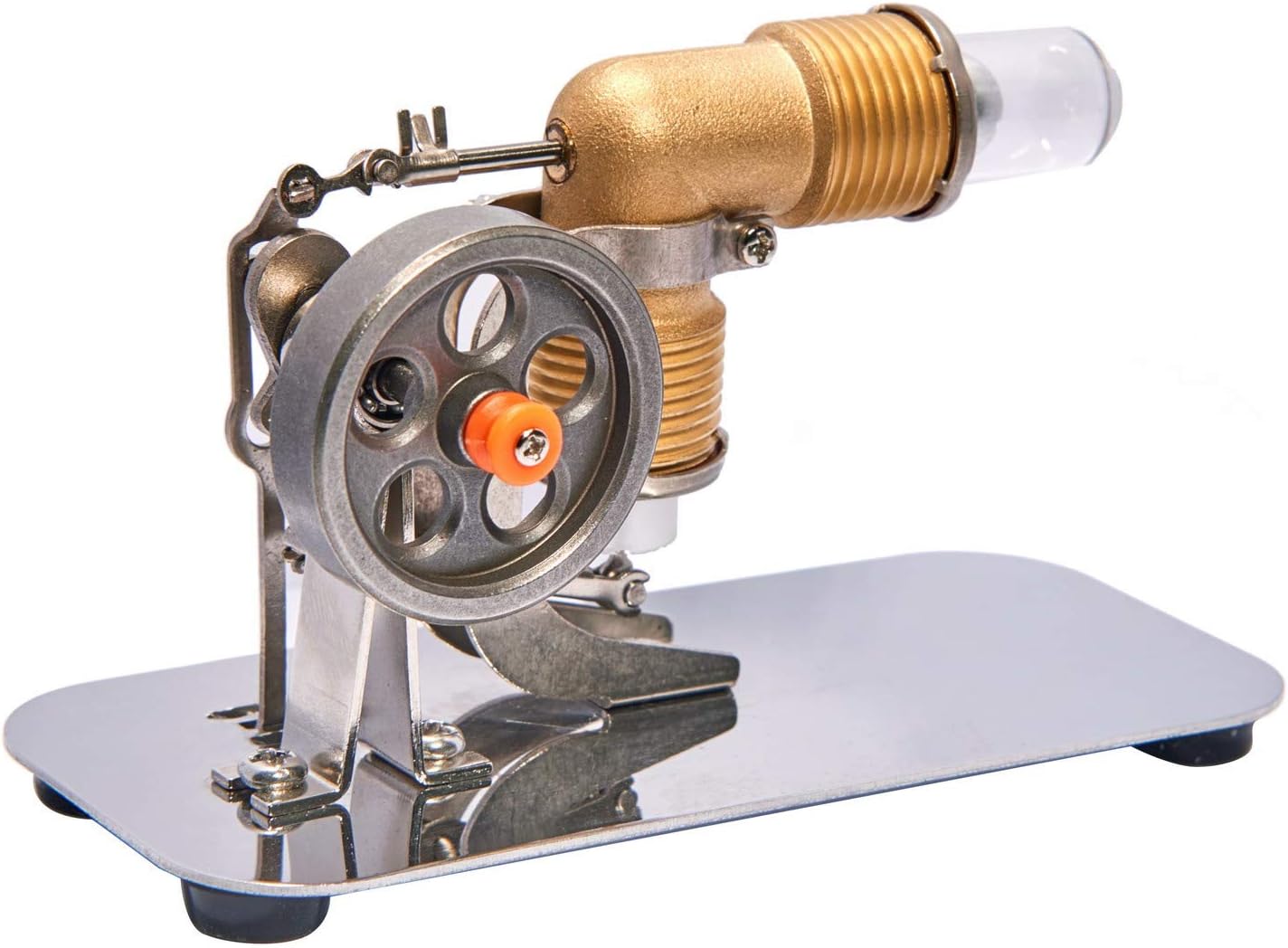 Mini Hot Air Stirling Engine Motor Model Educational Toy Kits Electricity HA001
