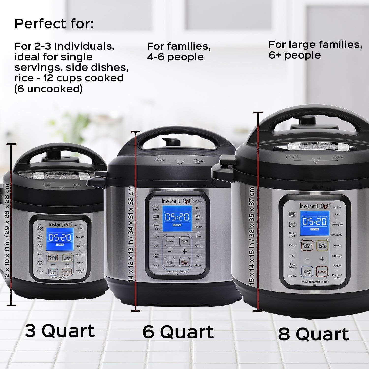 【Hurry, Limited Stock】Instathtnt Pot 6qt Dthtuo Plus 9-in-1 Electric Pressure Cooker Pressure Cooker