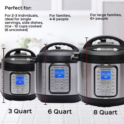 【Hurry, Limited Stock】Instathtnt Pot 6qt Dthtuo Plus 9-in-1 Electric Pressure Cooker Pressure Cooker