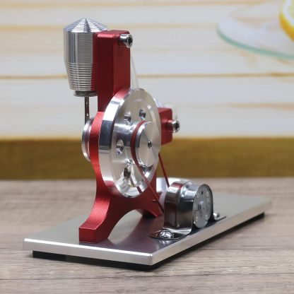 Hot Air Stirling Engine Motor Model Educational Toy Electricity Generator Colorful LED (SC001)
