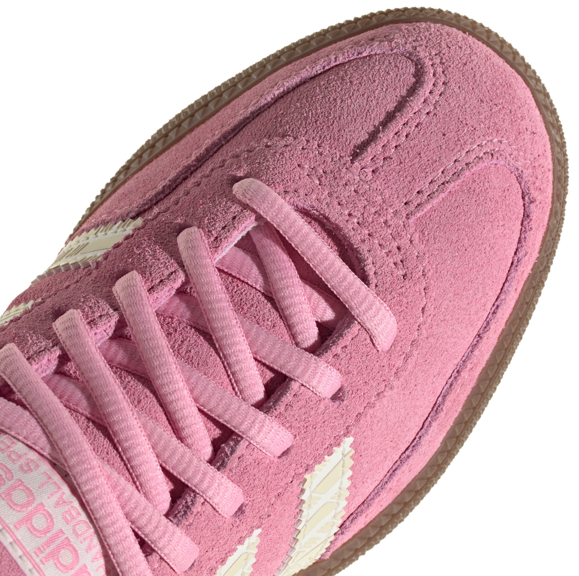adidas Kids' Grade School Handball Spezial Shoes - Light Pink/Black/Gum - View 7