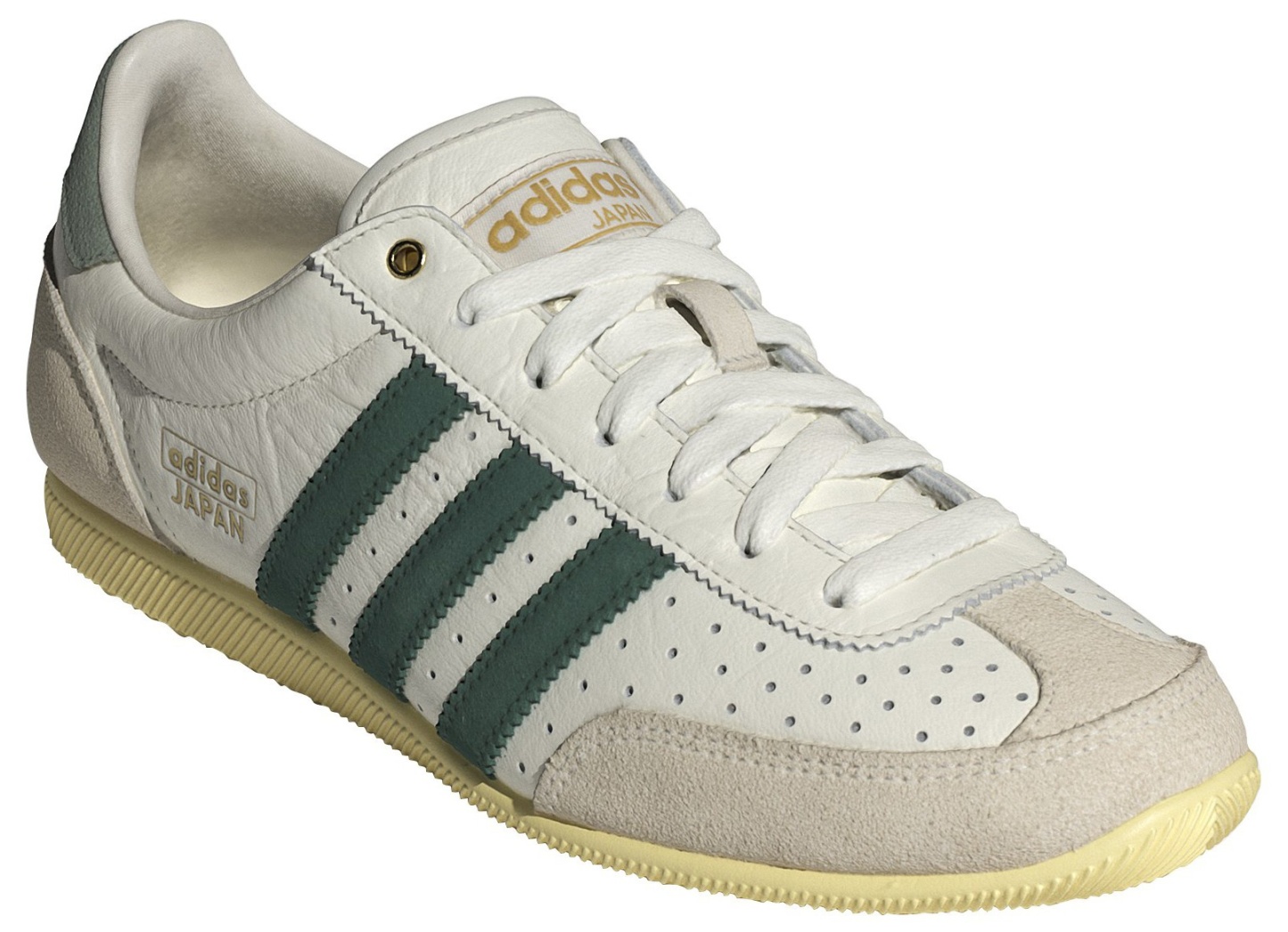 adidas Women's Japan Shoes - Off White/Collegiate Green/Orange Tint - View 5