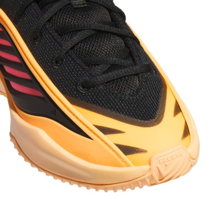 adidas Kids' Grade School Believe That. 1 Basketball Shoes - Acid Orange/Core Black/Acid Red - View 7