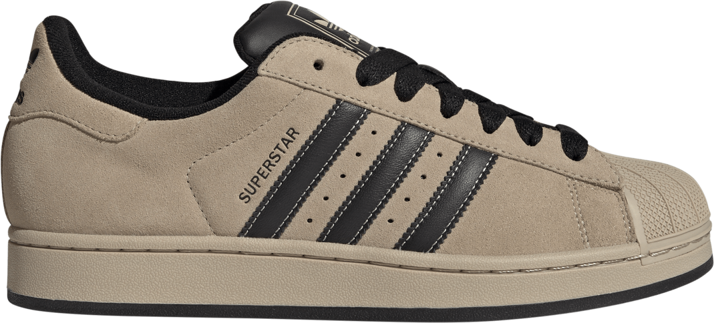 adidas Men's Superstar II Shoes - Stone Khaki/Core Black/Stone Khaki - View 1