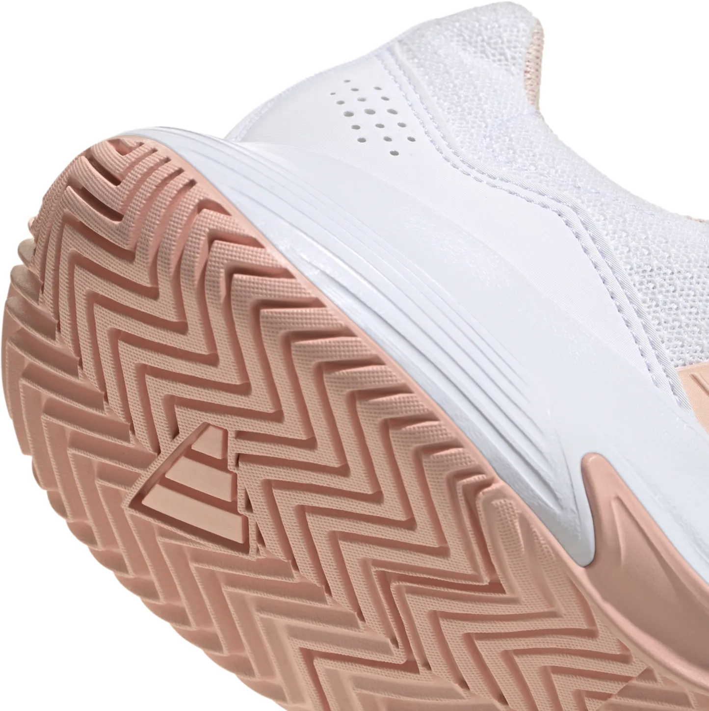 adidas Women's GameCourt 2 Tennis Shoes - White/Blush Pink/White - View 7