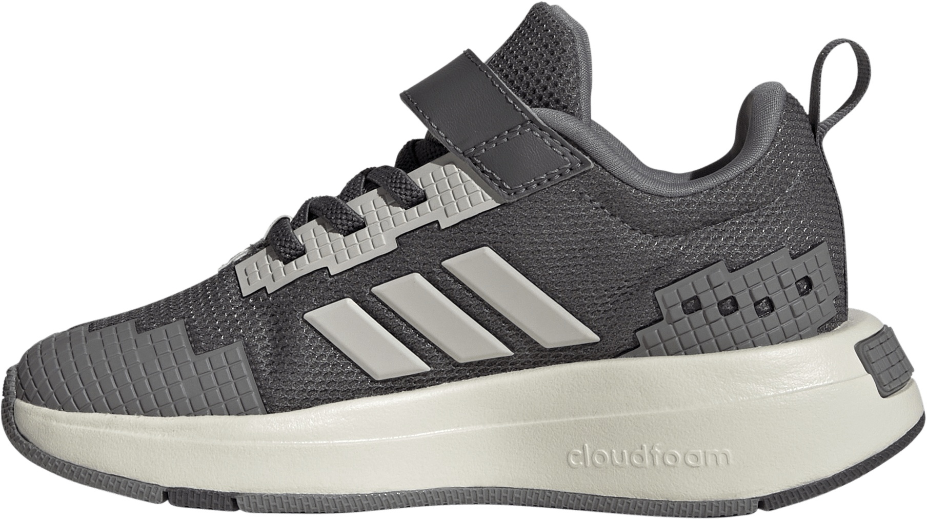adidas Kids' Preschool Minecraft Pro Shoes - Grey Five/Grey One/Grey Three - View 4