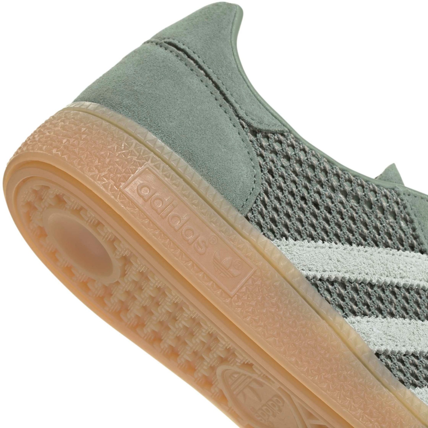 adidas Women's Handball Spezial Shoes - Silver Green/Linen Green/Gum 3 - View 7
