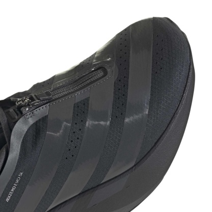 adidas Women's Adizero EVO SL Zip Running Shoes - Black/Grey/Silver - View 5