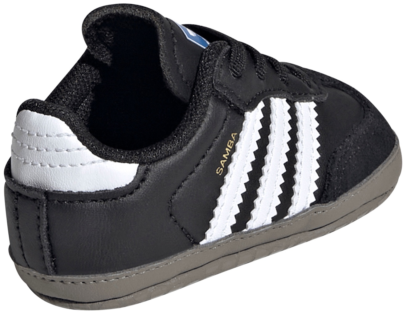 adidas Toddler Samba OG Shoes - Black/White/Bluebird - View 5