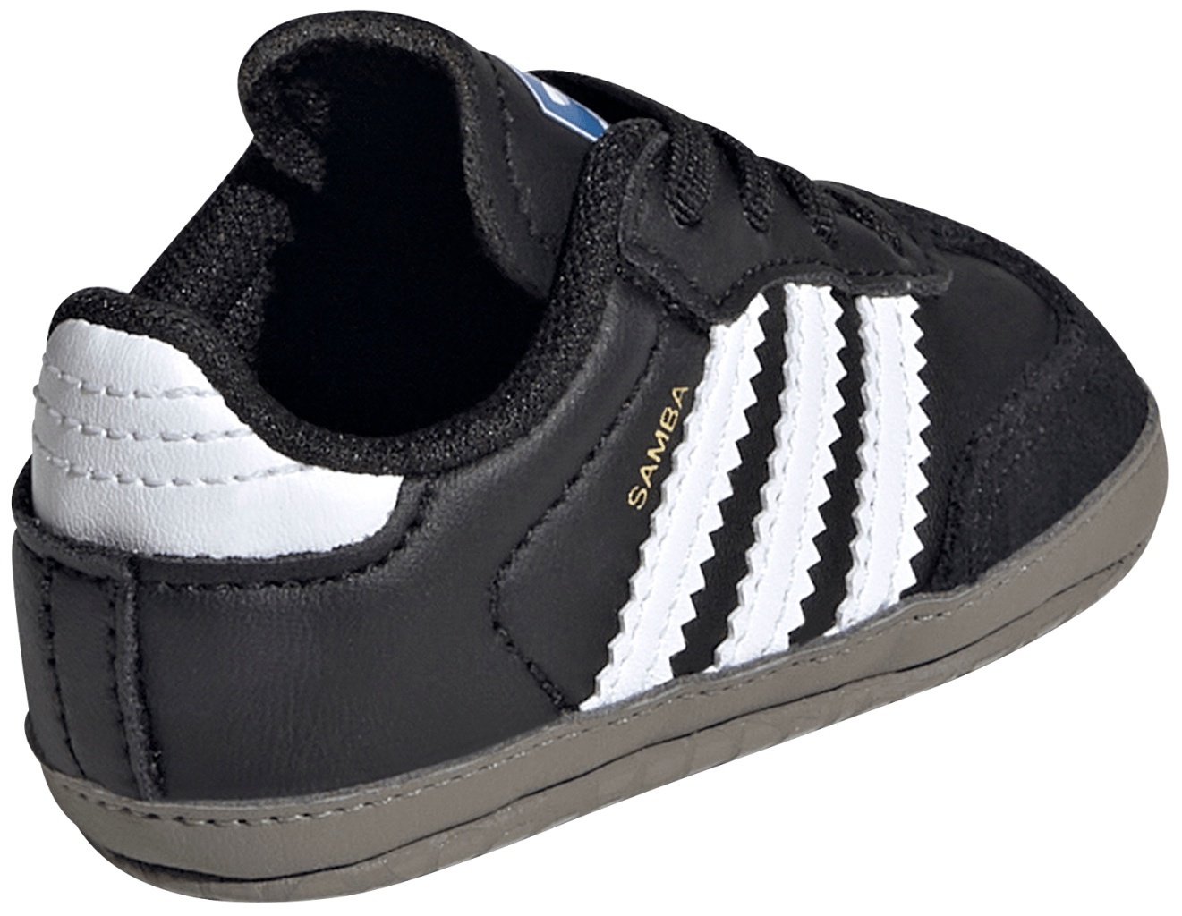 adidas Toddler Samba OG Shoes - Black/White/Bluebird - View 5