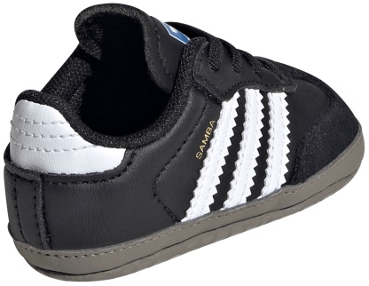 adidas Toddler Samba OG Shoes - Black/White/Bluebird - View 5