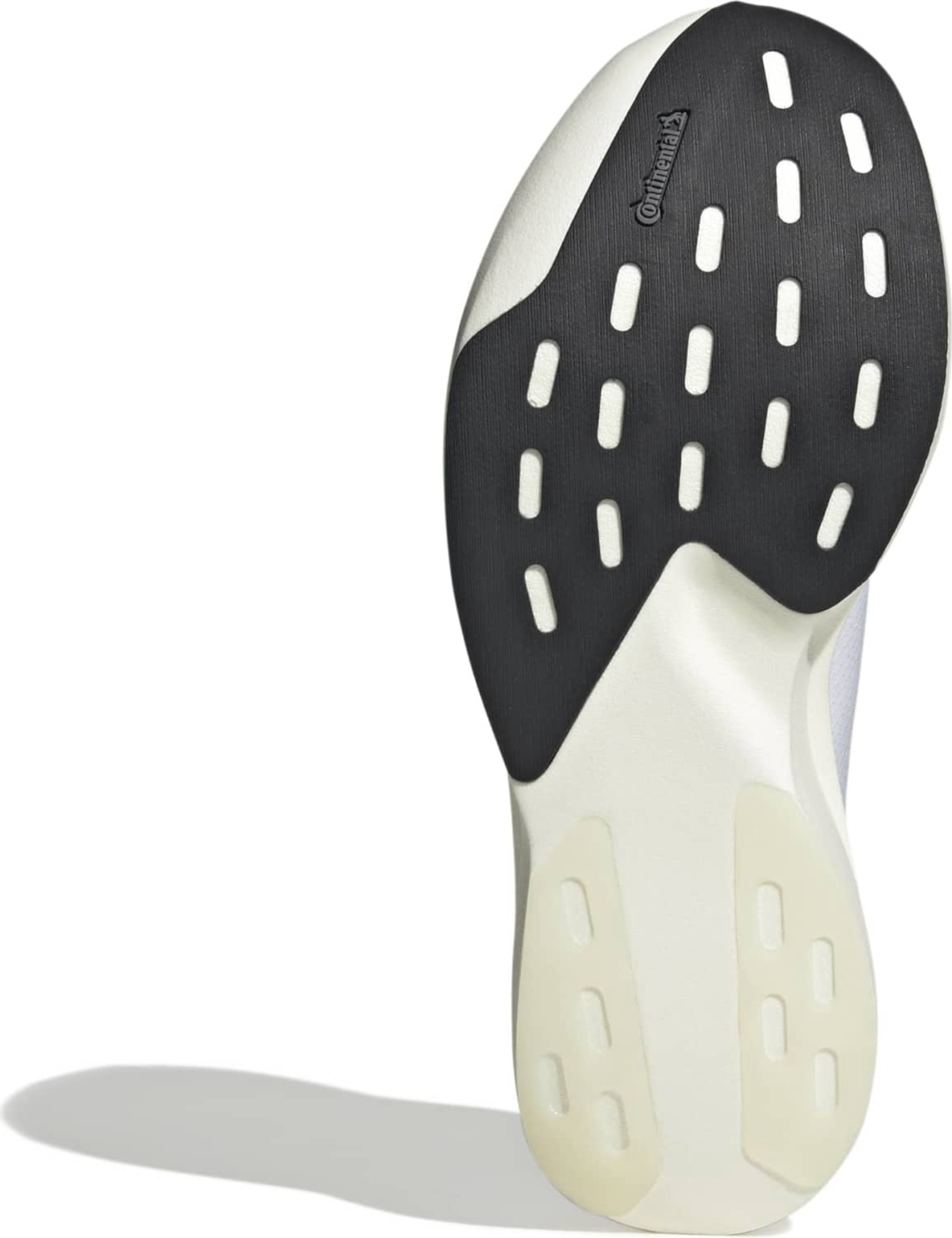 adidas Men's Adizero EVO SL Zip Running Shoes - Ftwr White/Core Black/Silver Met - View 4