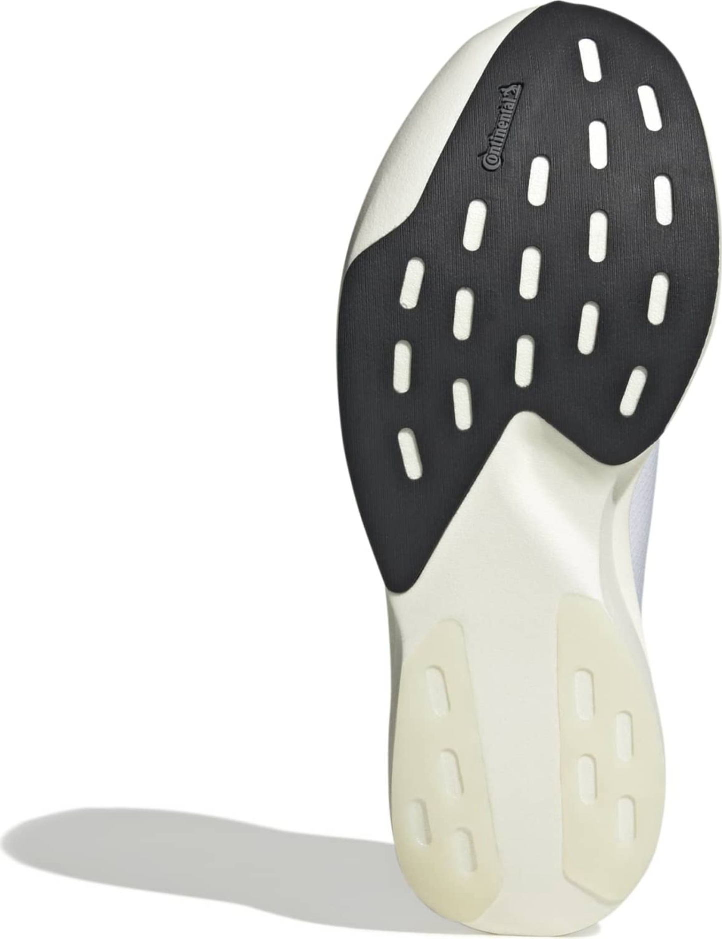 adidas Men's Adizero EVO SL Zip Running Shoes - Ftwr White/Core Black/Silver Met - View 4