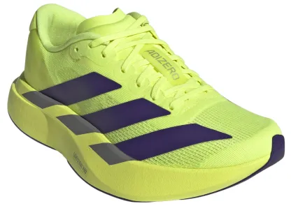 adidas Kids' Grade School adizero EVO SL Shoes - Solar Yellow/Collegiate Purple/Black - View 6