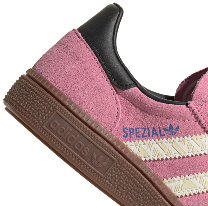 adidas Kids' Grade School Handball Spezial Shoes - Light Pink/Black/Gum - View 8
