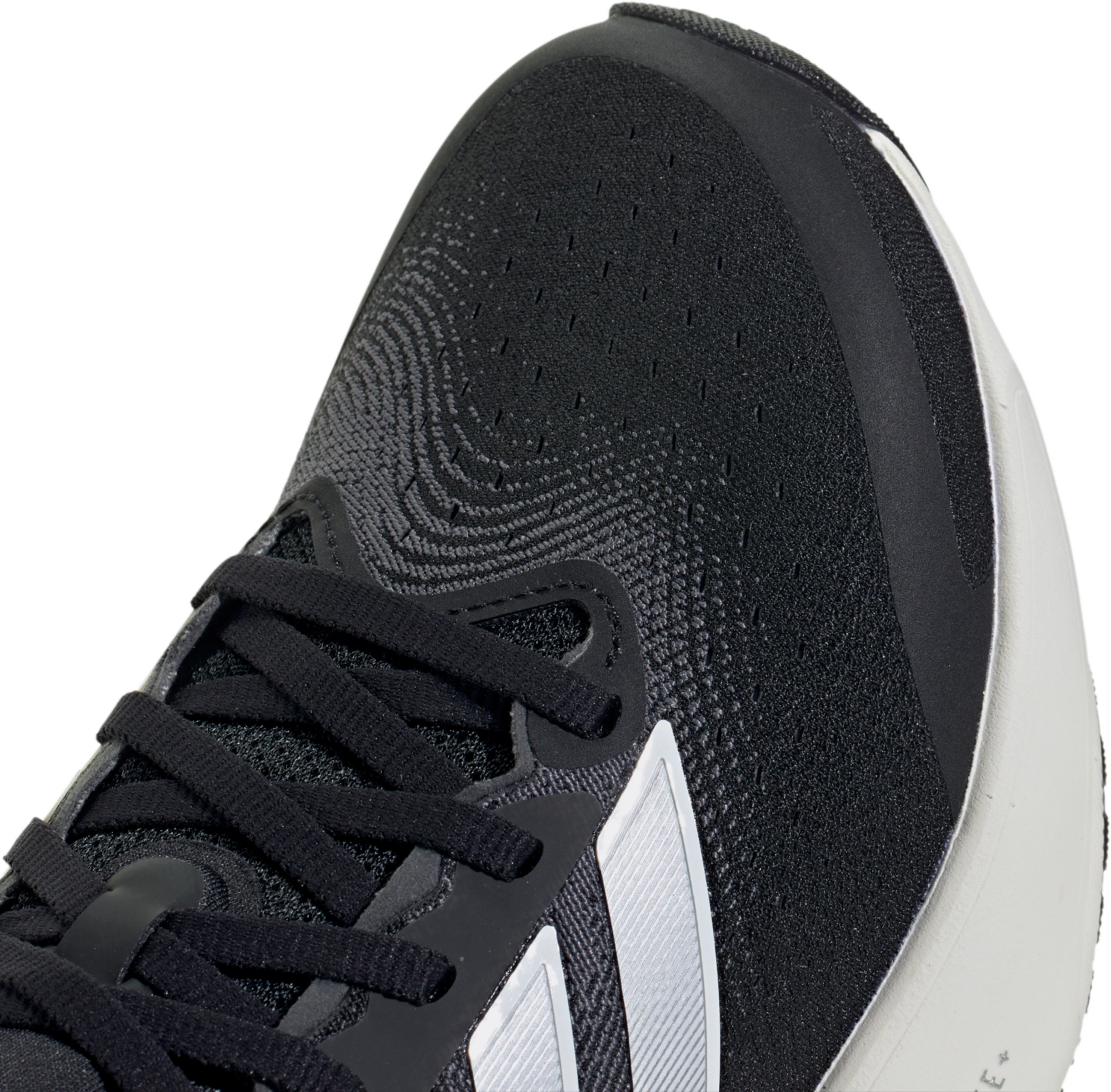 adidas Women's Supernova 3 Running Shoes - Black/White/Black - View 7
