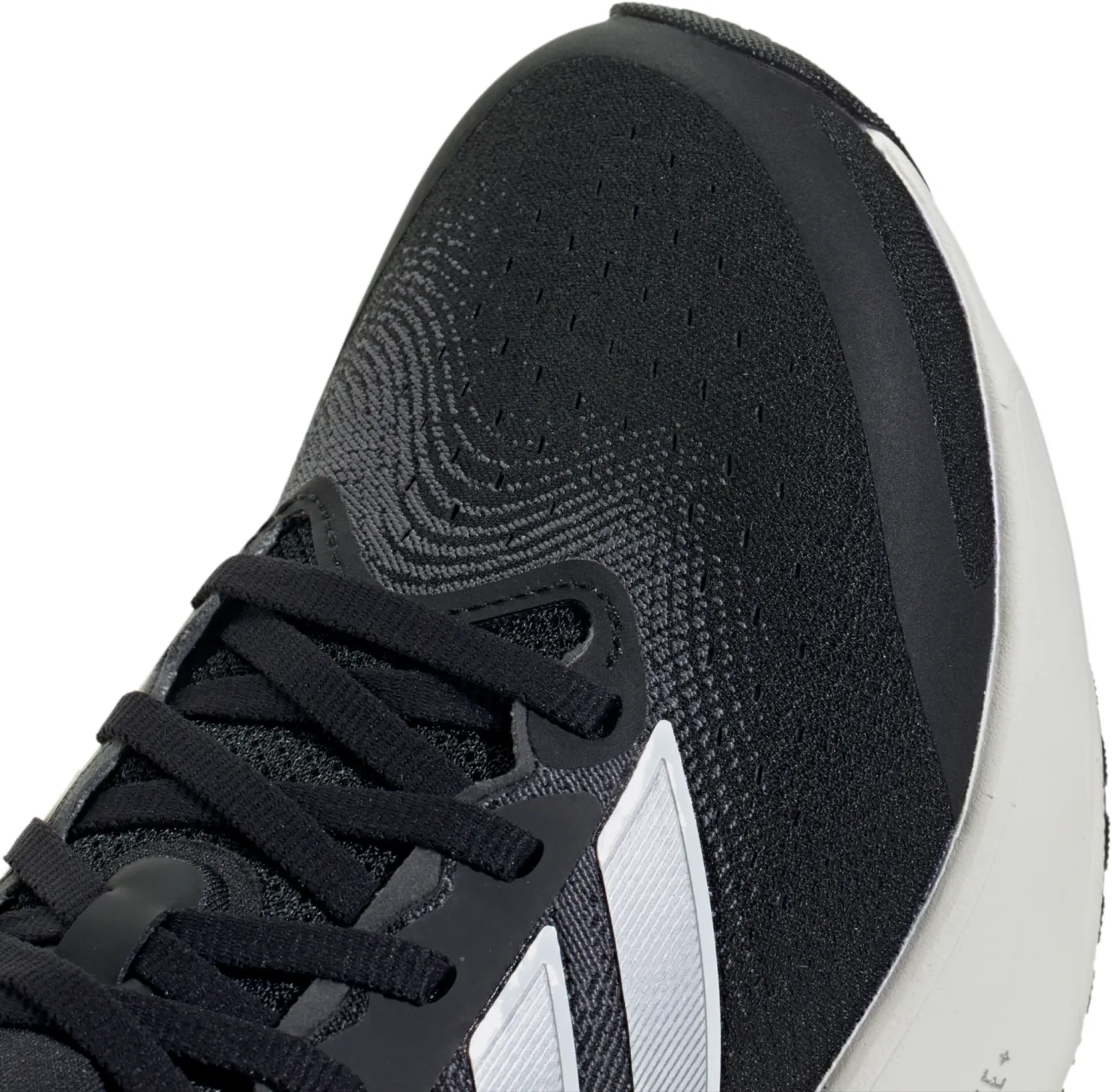 adidas Women's Supernova 3 Running Shoes - Black/White/Black - View 7