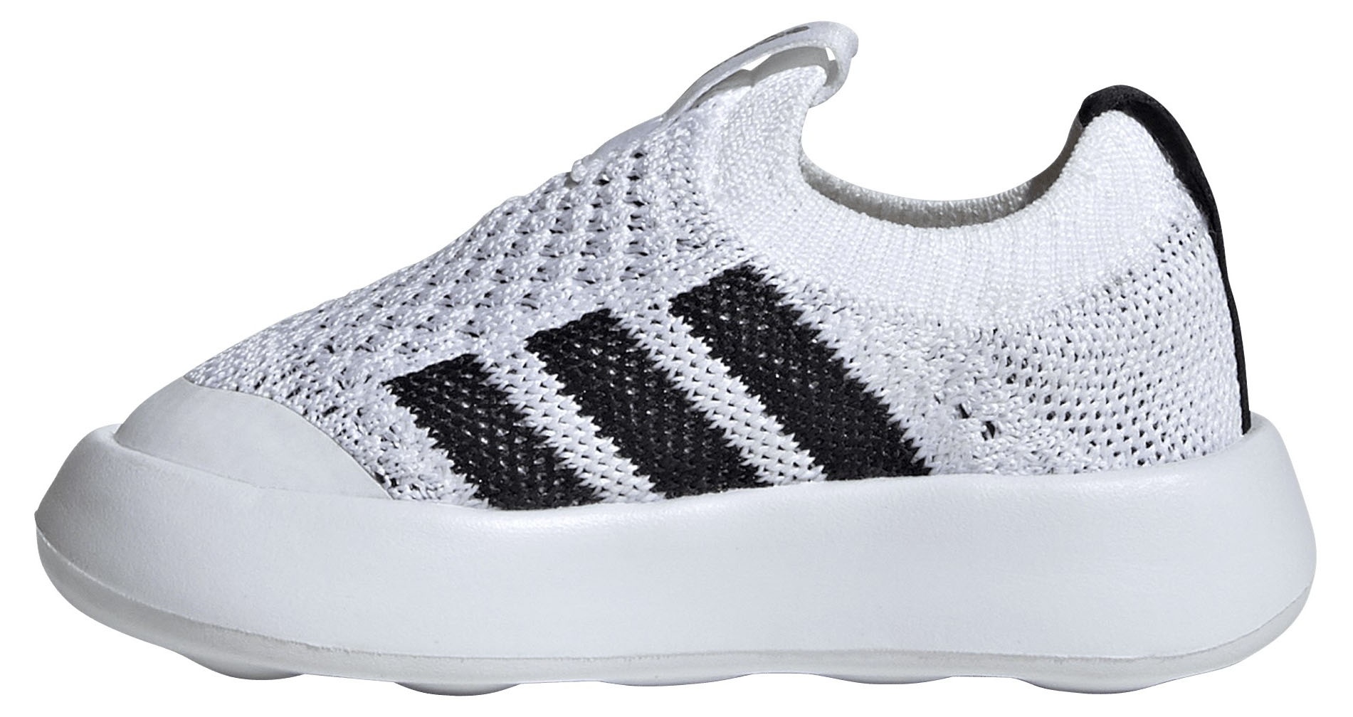 adidas Toddler Bubble Comfy I Shoes - White/Black - View 4