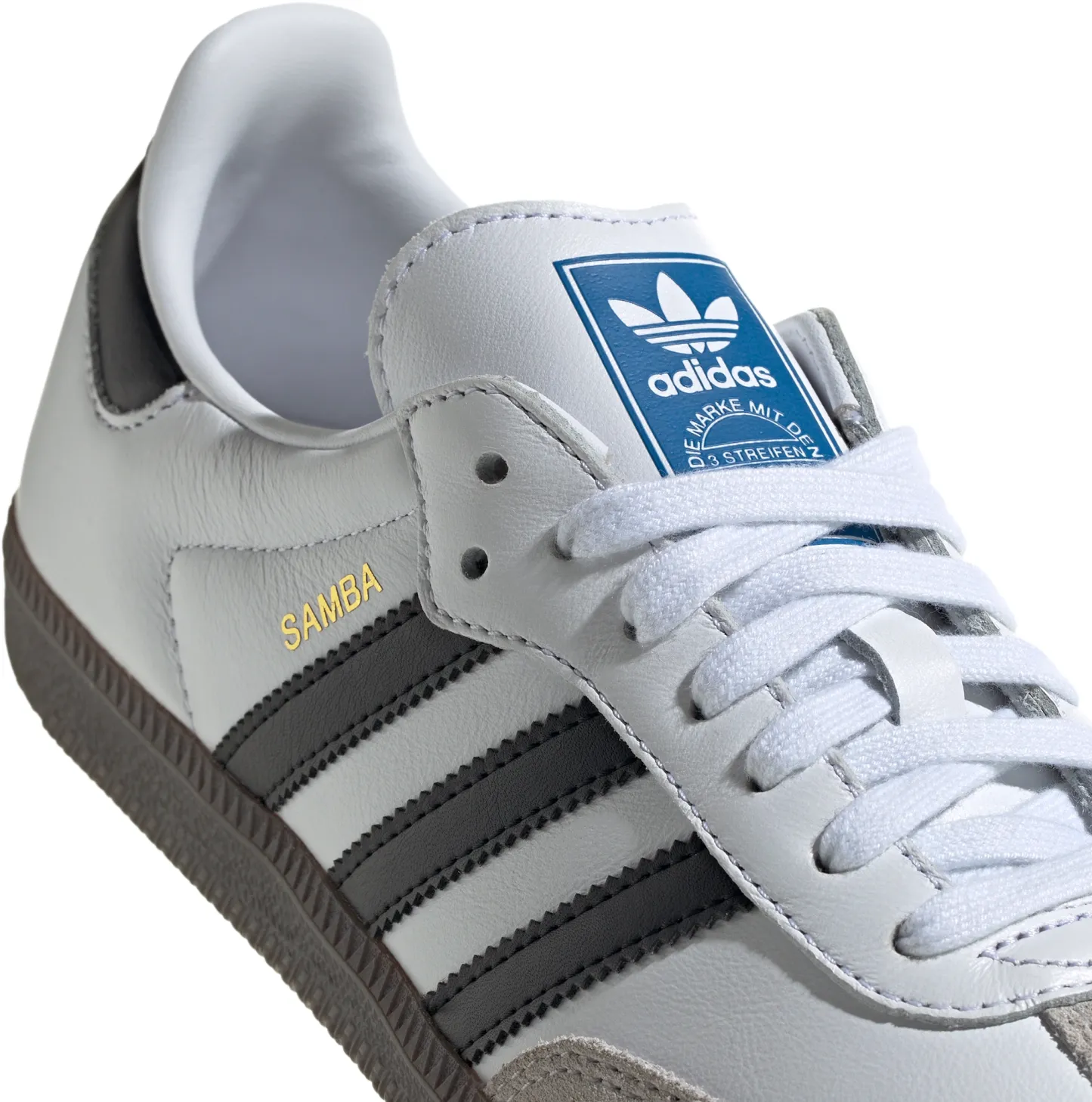adidas Women's Samba OG Shoes - White/Black/White - View 8