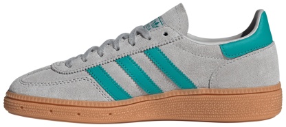 adidas Kids' Grade School Handball Spezial Shoes - Grey/Teal - View 4