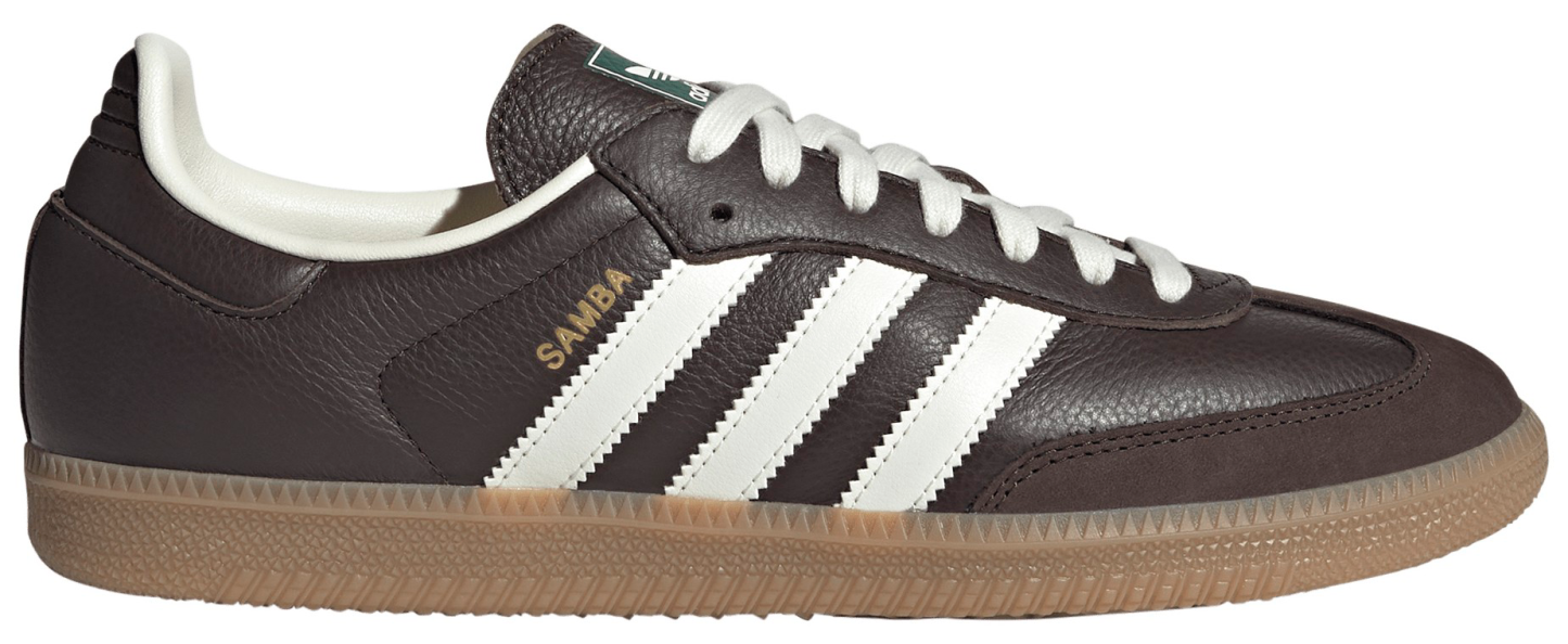 adidas Samba OG Shoes - Brown/White - View 1