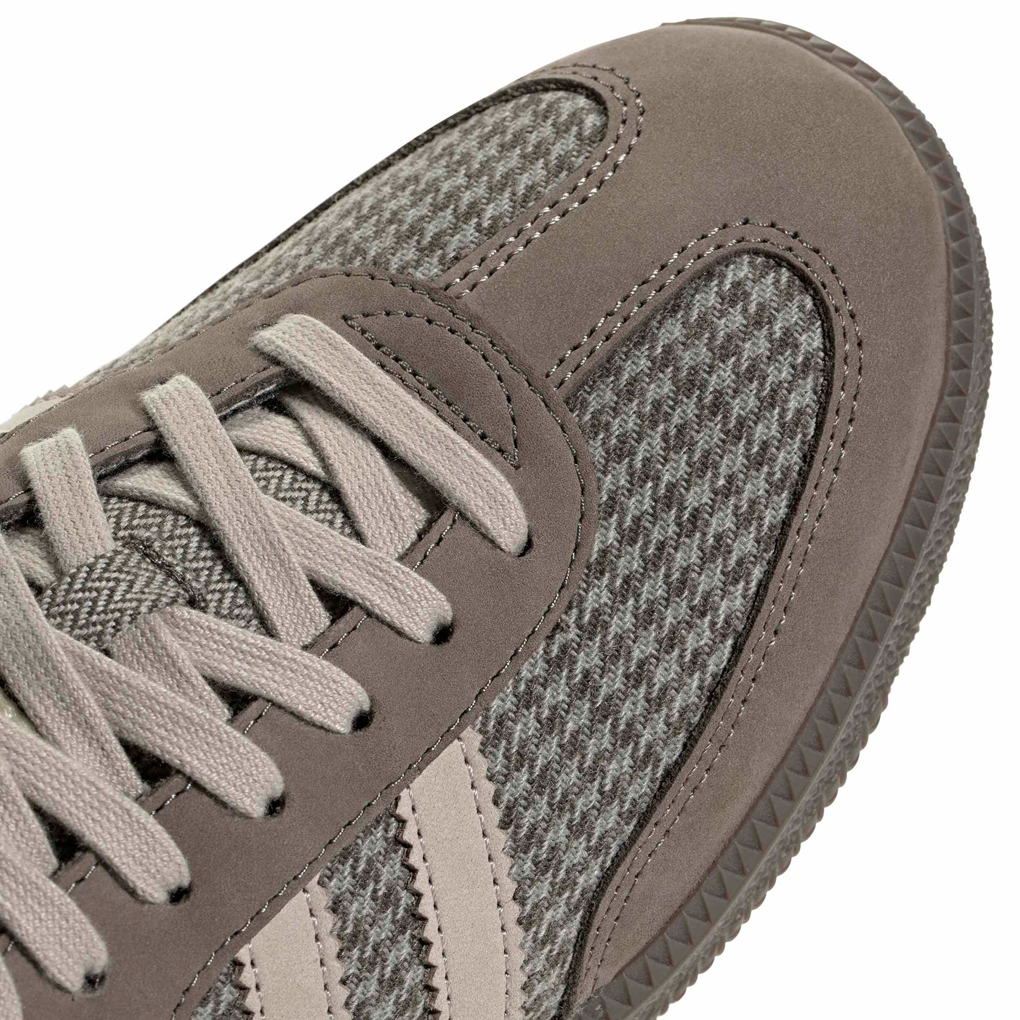 adidas Samba OG Shoes - Hndstooth Brown/Khaki - View 7