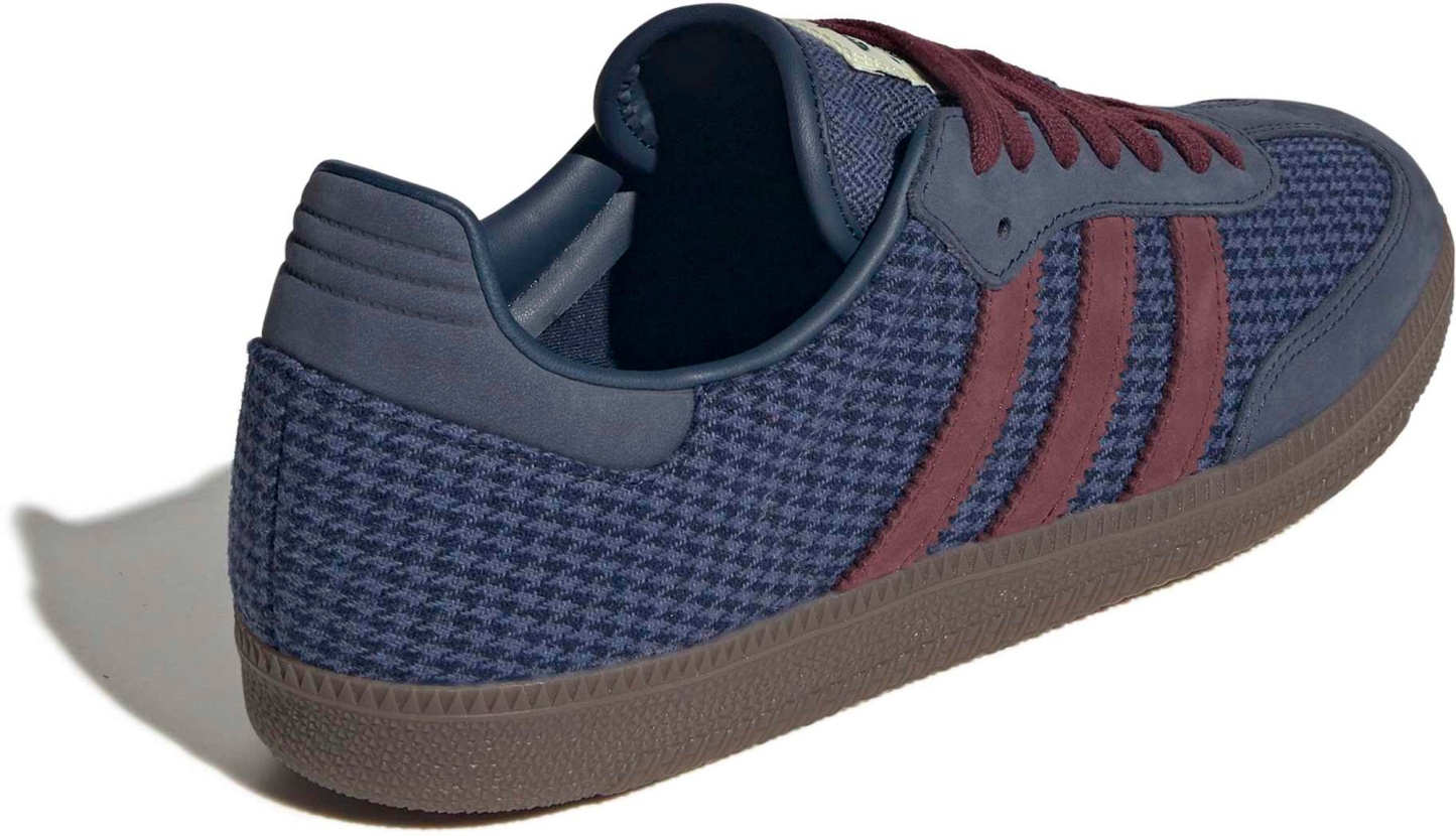 adidas Samba OG Shoes - Hndstooth Indg/Maroon - View 5