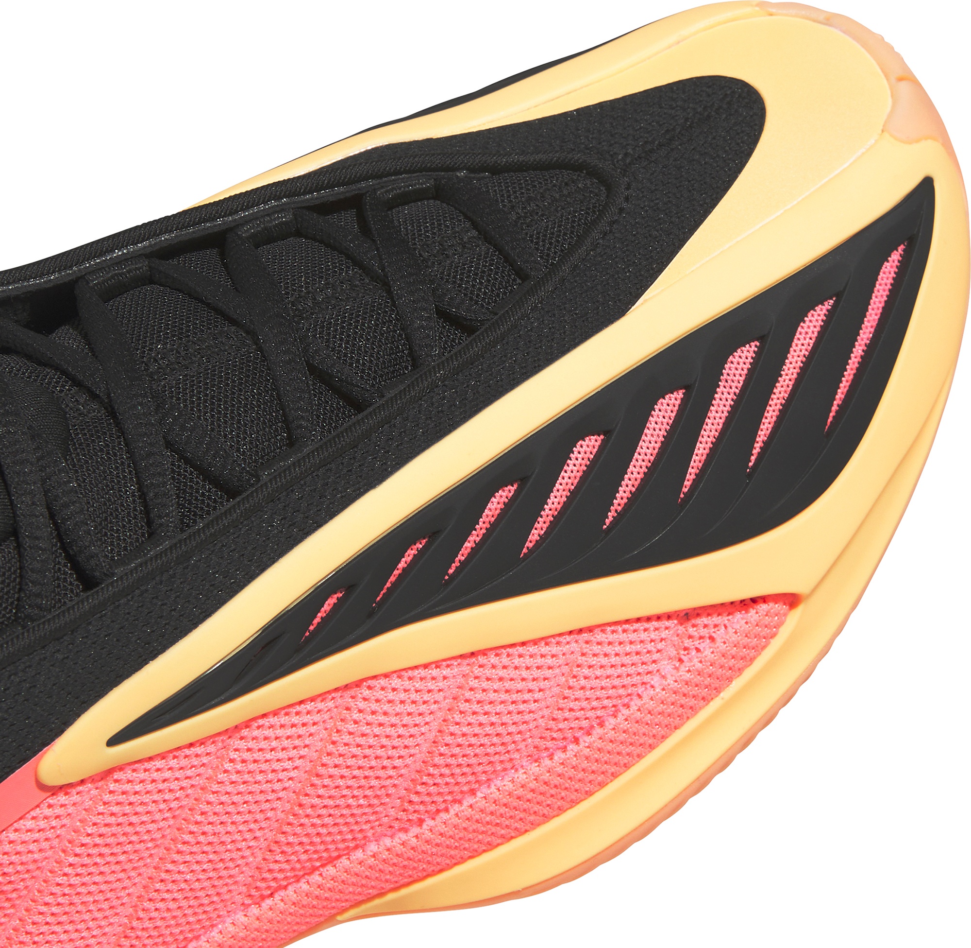 adidas Anthony Edwards 2 'With Love' Basketball Shoes - Black/Red/Orange - View 9