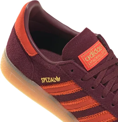 adidas Women's Handball Spezial Shoes - Maroon/Red - View 6