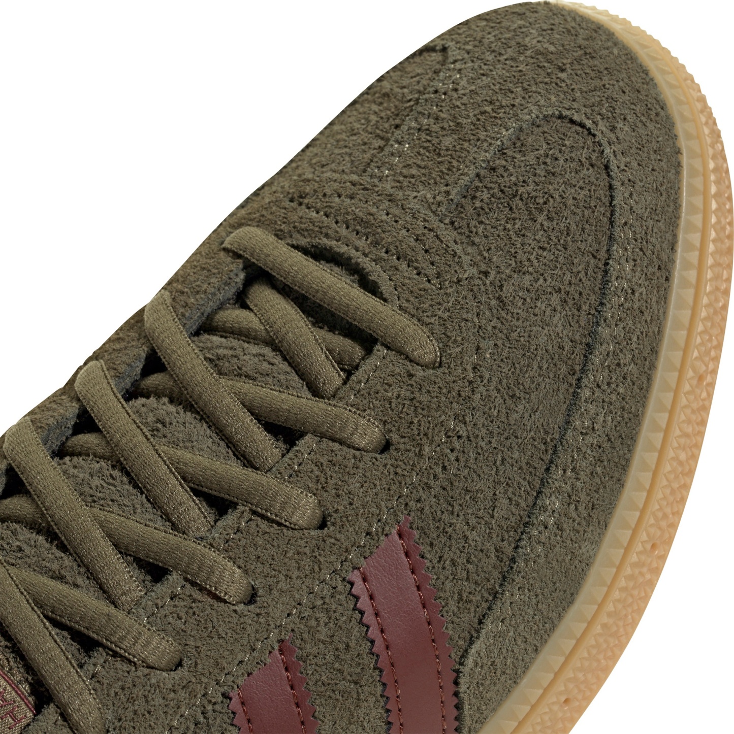 adidas Men's Handball Spezial Shoes - Olive/Fox Brown/Gum - View 7