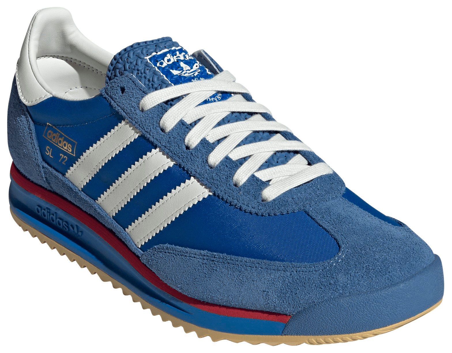 adidas Men's SL 72 RS Shoes - Blue/White/Better Scarlet - View 10