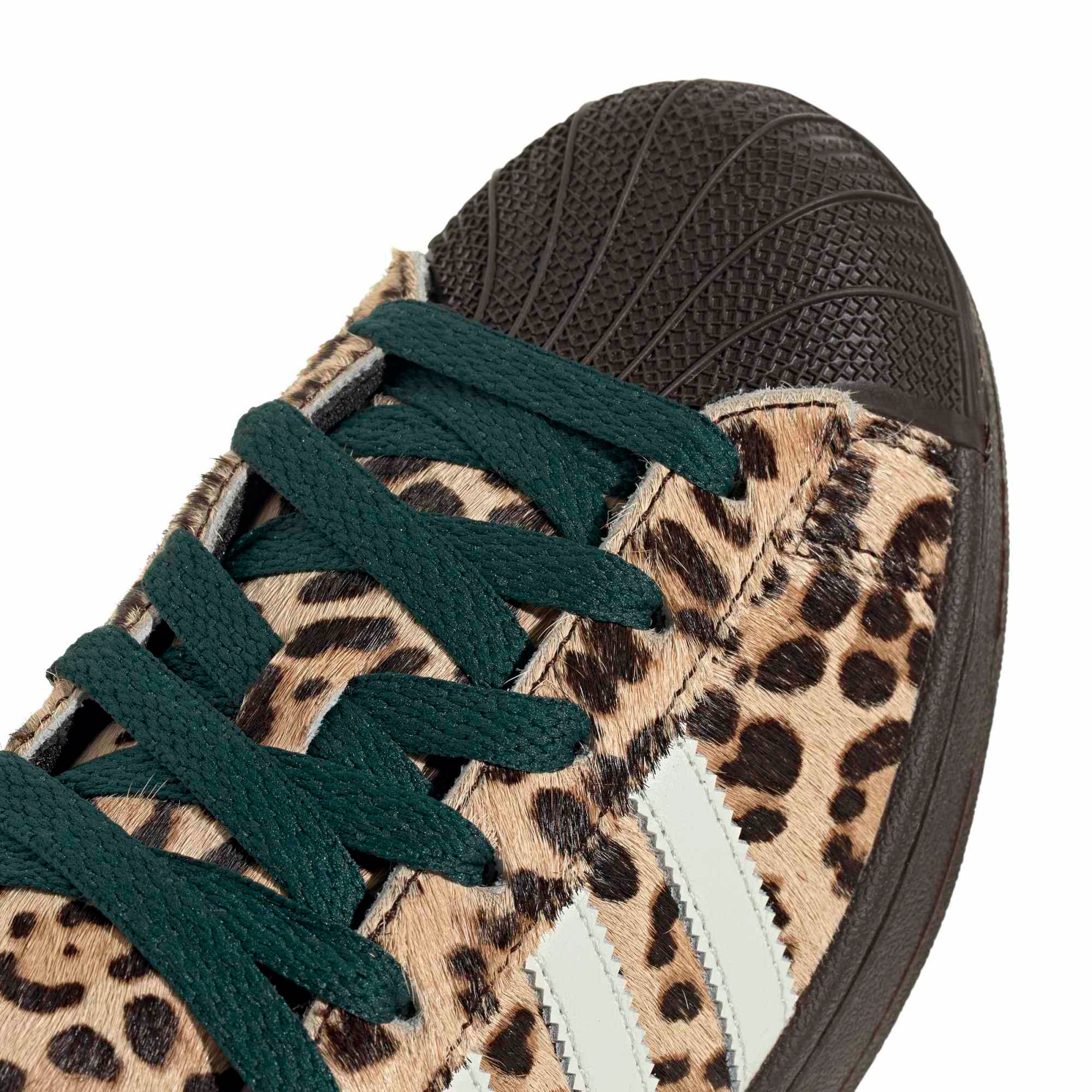 adidas Women's Superstar II Shoes - Cheetah/Dark Brown - View 6