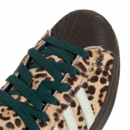 adidas Women's Superstar II Shoes - Cheetah/Dark Brown - View 6