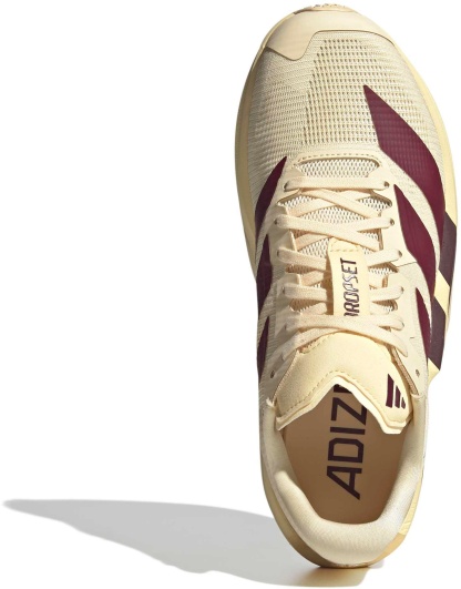 adidas Women's Adizero Dropset Pro Training Shoes - Warm Vanilla/Maroon - View 2