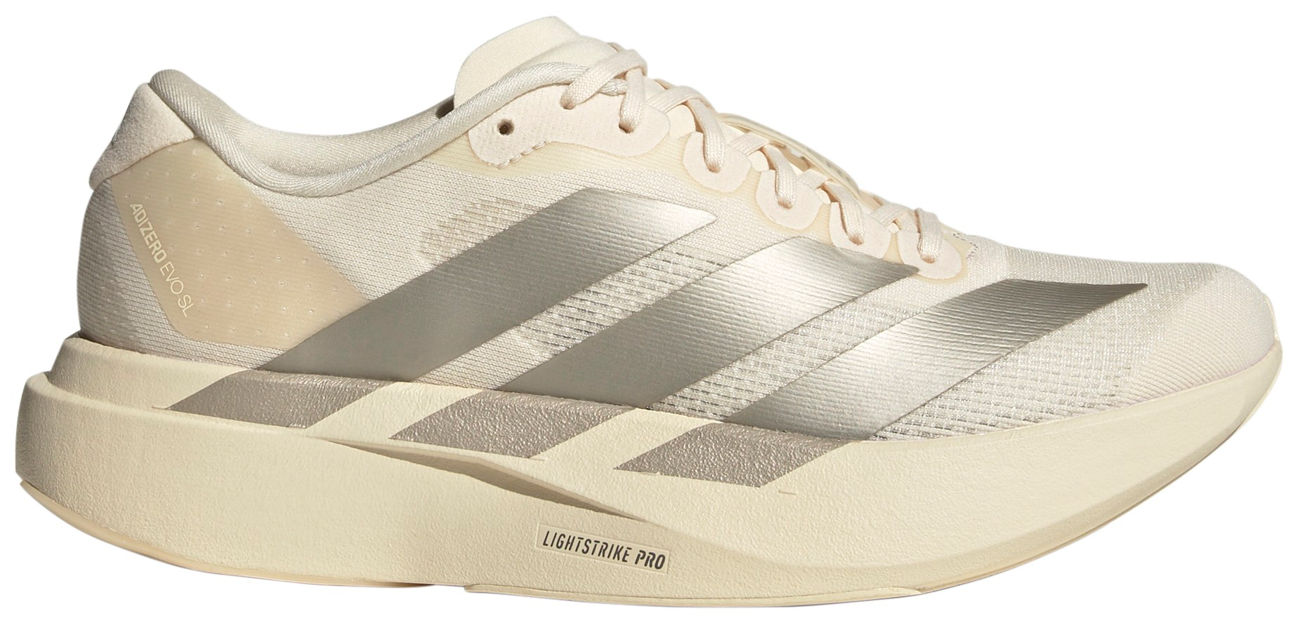 adidas Women's Adizero EVO SL Running Shoes - White/Cyber - View 1