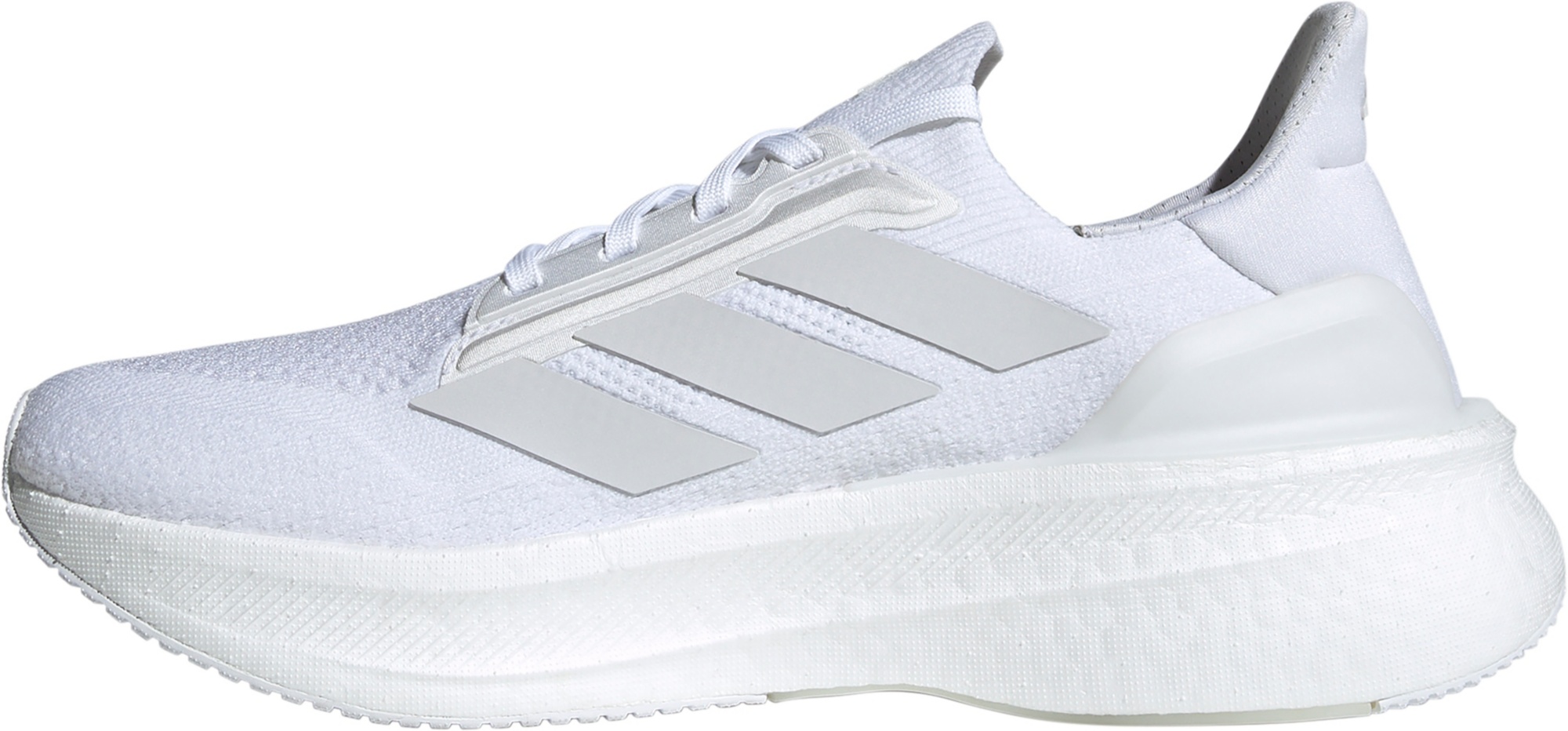 adidas Women's Ultraboost 5x Running Shoes - White/White/Black - View 4