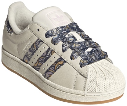 adidas Kids' Grade School Superstar II Shoes - Core White/Orchid Fusion/Gum 1 - View 8