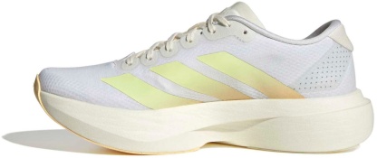 adidas Women's Adizero EVO SL Woven Running Shoes - Ftwr White/Ice Tangerine/Off White - View 4