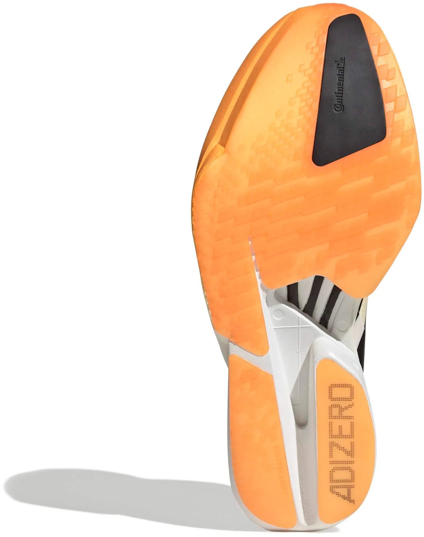 adidas Men's Adizero Adios Pro 4 Running Shoes - Lucid Tangerine/Black/Crystal - View 3