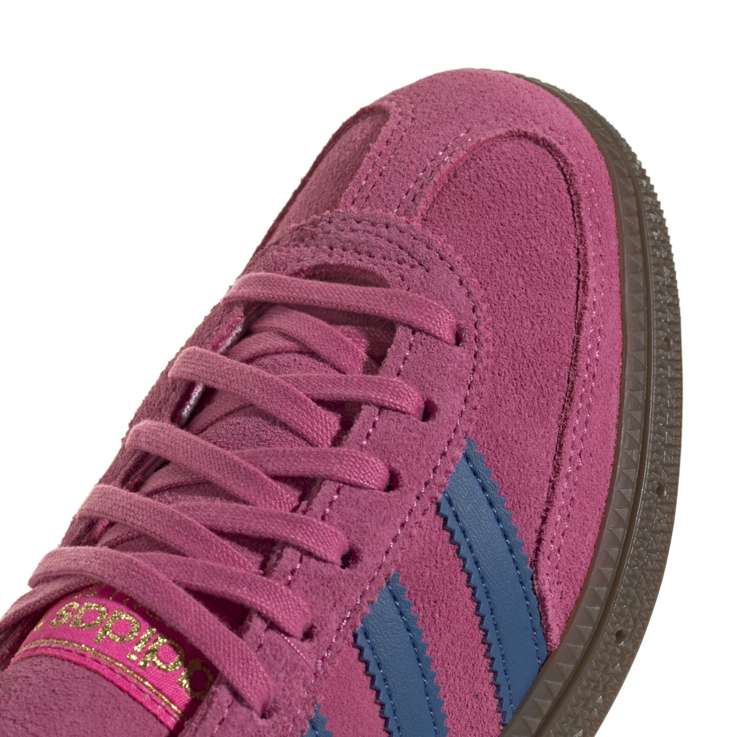 adidas Kids' Grade School Handball Spezial Shoes - Shock Pink/Dark Marine/Gum - View 7